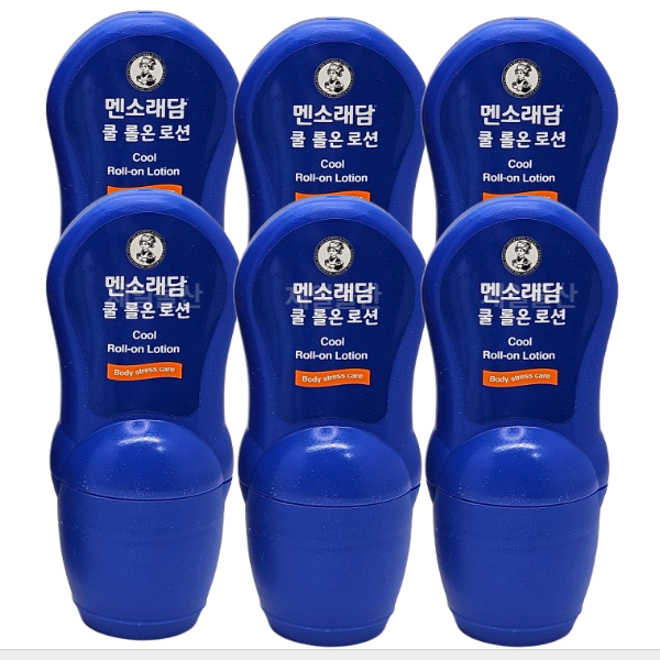 맨소래담로션 롤온 쿨 50ml 바르는 파스 6개