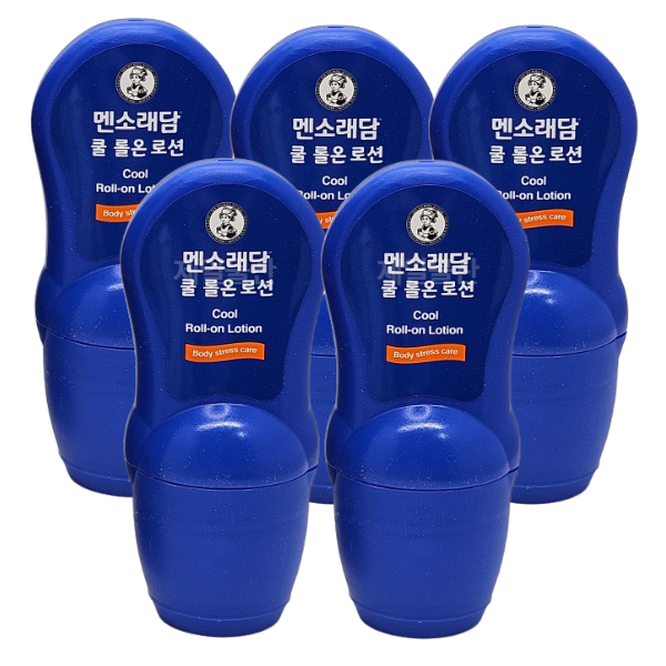 맨소래담로션 롤온 쿨 50ml 바르는 파스 5개