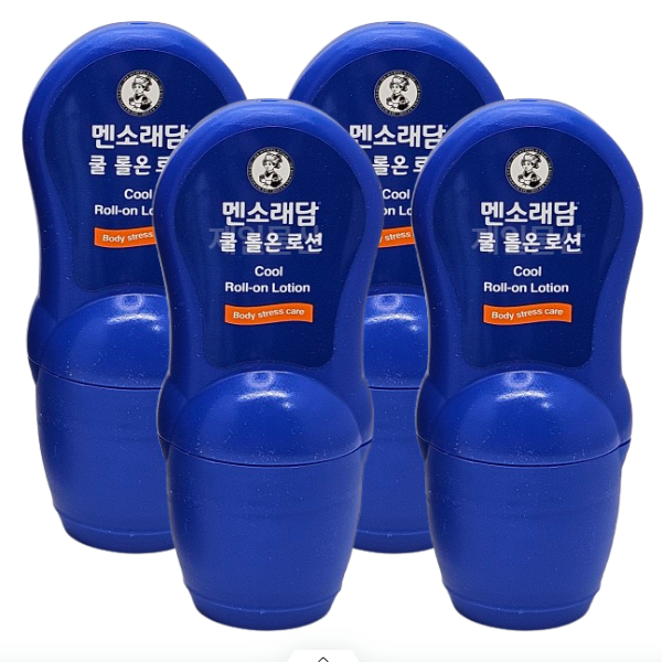맨소래담로션 롤온 쿨 50ml 바르는 파스 4개