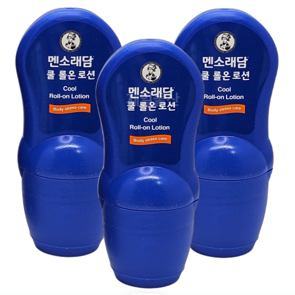 맨소래담로션 롤온 쿨 50ml 바르는 파스 3개
