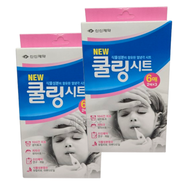 신신제약 쿨링시트 파스 패드 6매입 2개