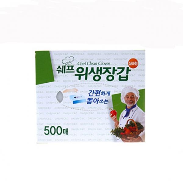 쉐프 위생장갑 500매
