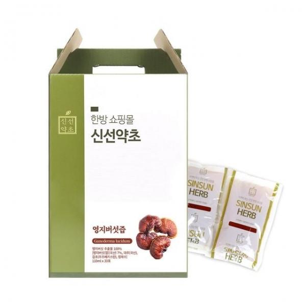 신선약초 영지버섯즙 진액 110ml 62포