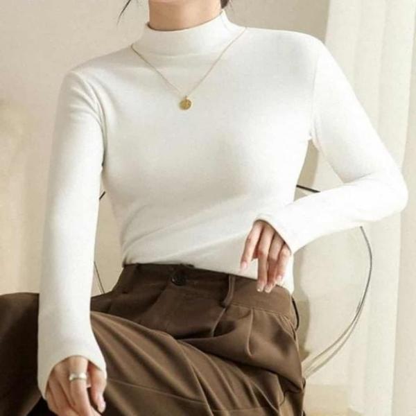여성 기모 목티 여성기모티셔츠 여성폴라티셔츠 여자폴라