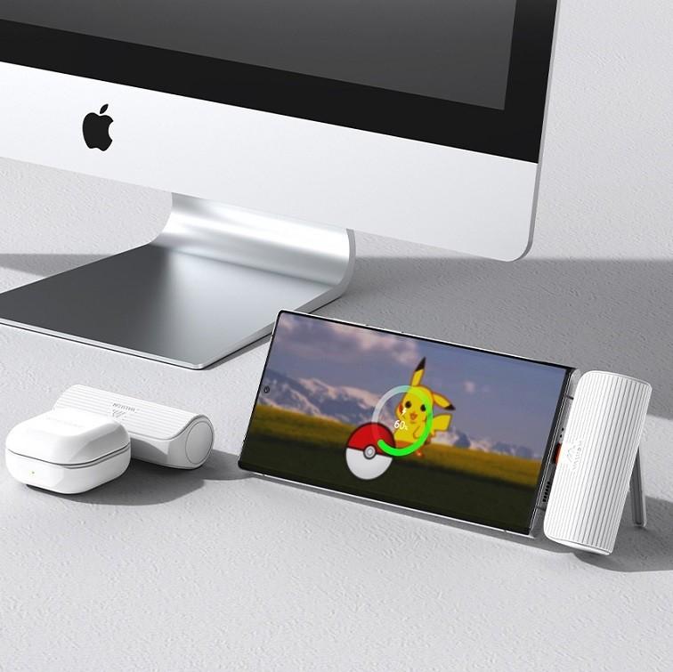 삶의질향상 언제 어디서나 충전 빨리 잘되는 고속충전기 5000mAh 보조배터리 C타입 도킹형 캠핑 여행 산책