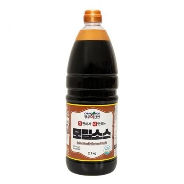 청우식품 더진한 모밀소스 2.1kg