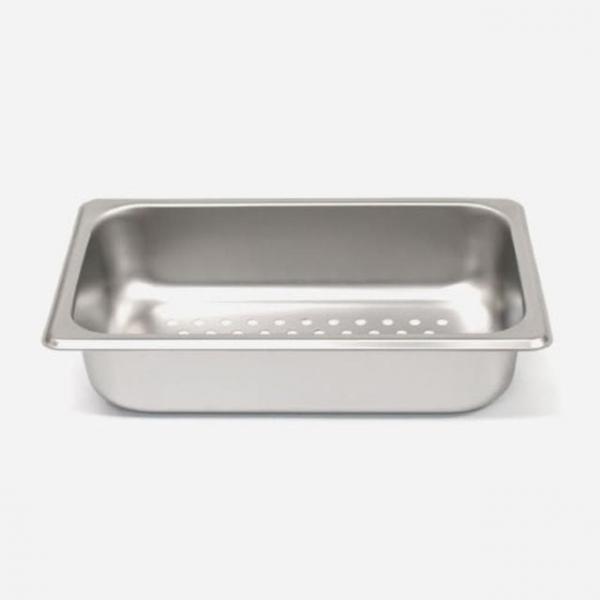 업소용 야채보관 스텐 타공 밧드 1/4 Size 2호 (뚜껑별도)