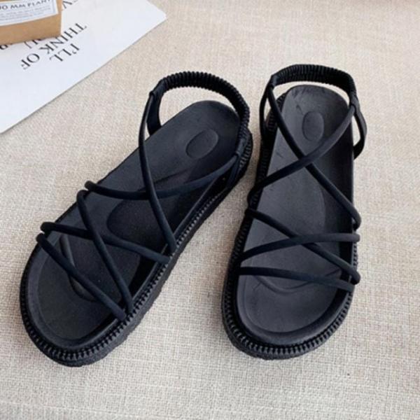 여자 스트랩밴딩 여름 샌들4CM 신발 구두