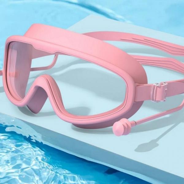 물놀이 물안경 수영 수영장 수경 일체형 귀마개