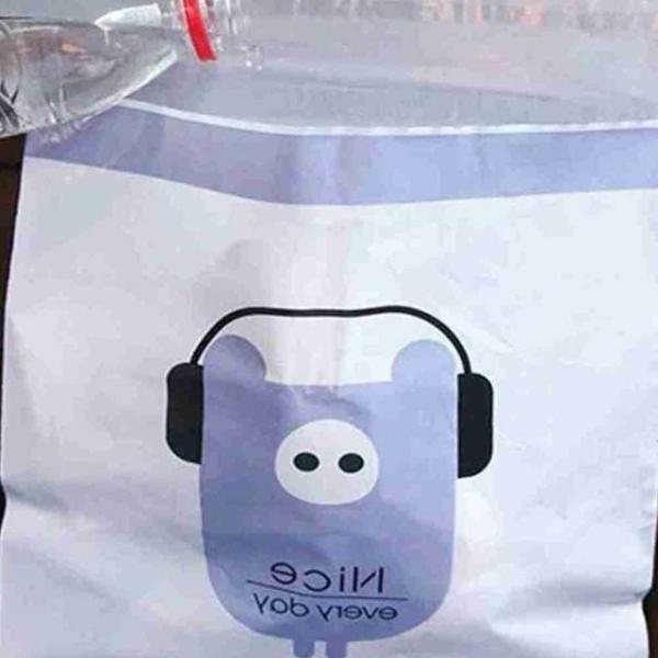캐릭터 방수휴지통 차량필수품 15매 차량정리함