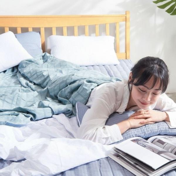 인견필 여름 홑이불 카키 S SS 사이즈 초경량 자가드 냉감 이불