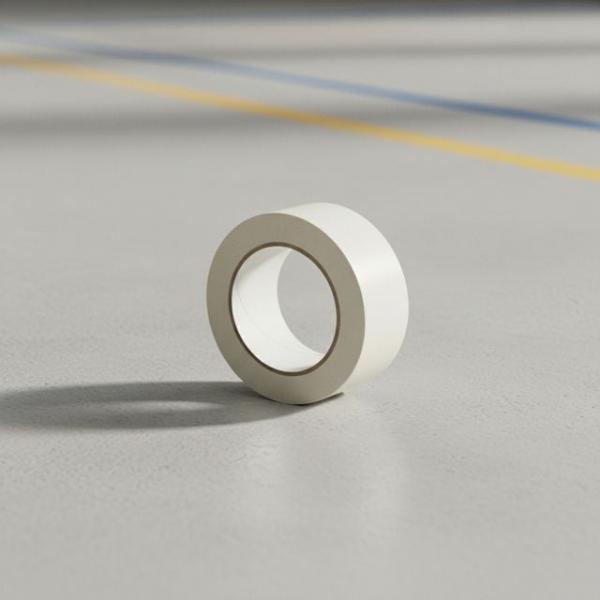 바닥용 라인테이프 흰색 48mm 33m 체육관 주차장 구획선 안전표시 테이프
