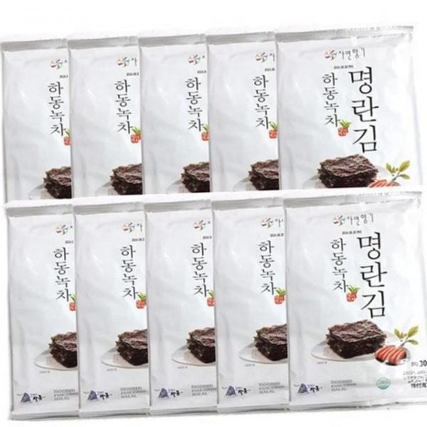 맛김 녹차 전장 김 대용량 명란 반찬 조미