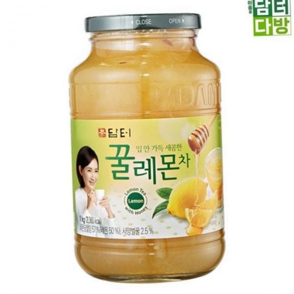 음료용 과일청 따뜻한 레몬 병 액상 벌꿀 차