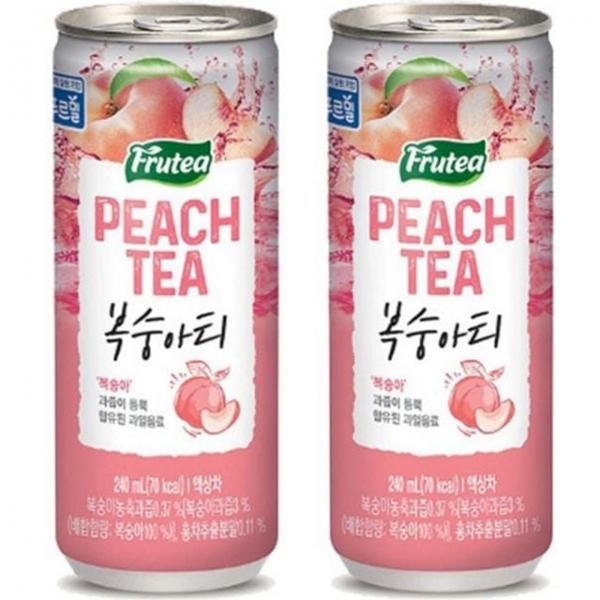 음료 티 복숭아 240ml 30캔 캔