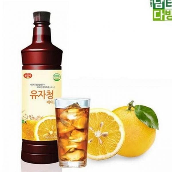 차 유자 액상 농축액 에이드 새콤달콤 청 베이스