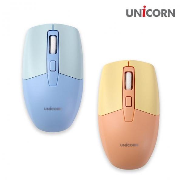 유니콘 2.4G 저소음 파스텔톤 무선마우스 FX-450S