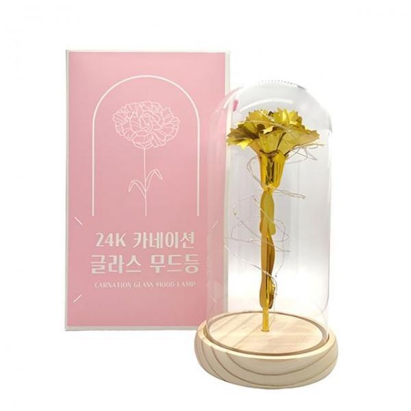 어버이날 스승의날 LED 골드 카네이션 2color