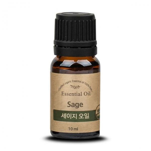퓨어스 유기농 세이지 에센셜오일 10ml
