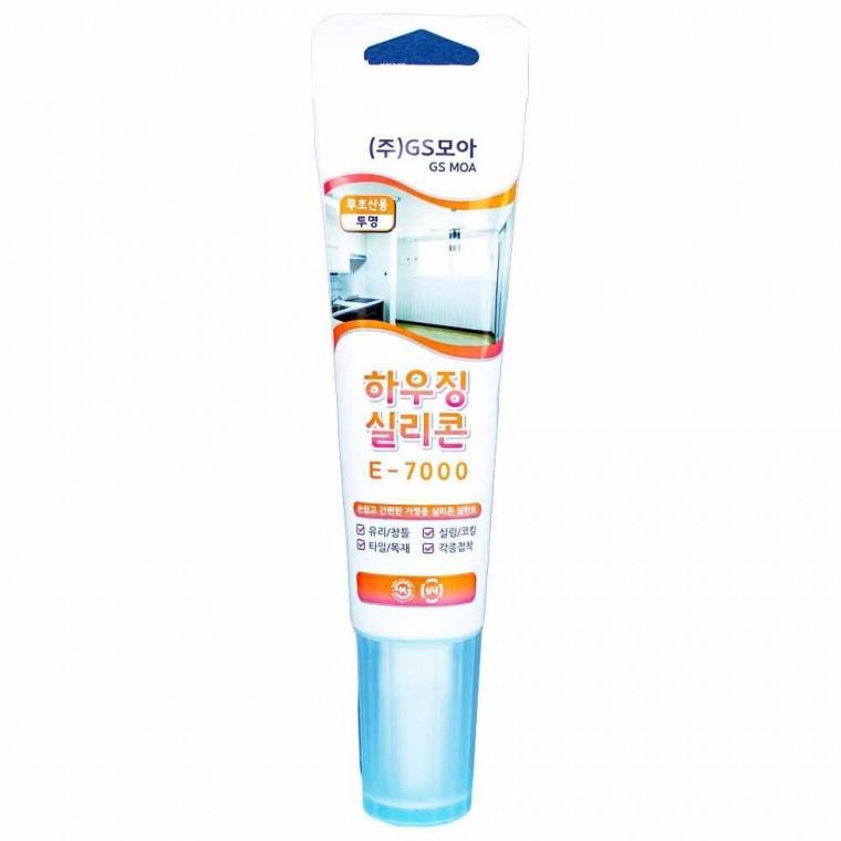GS모아 무초산용 하우징 틈새 충진제 실리콘 E-7000 100ml(600098)-투명