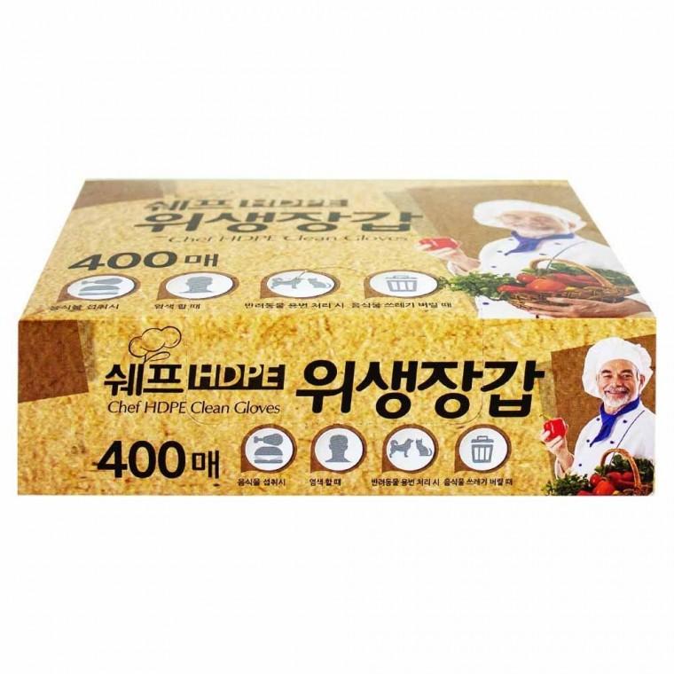 쉐프 위생장갑 400매(633729)
