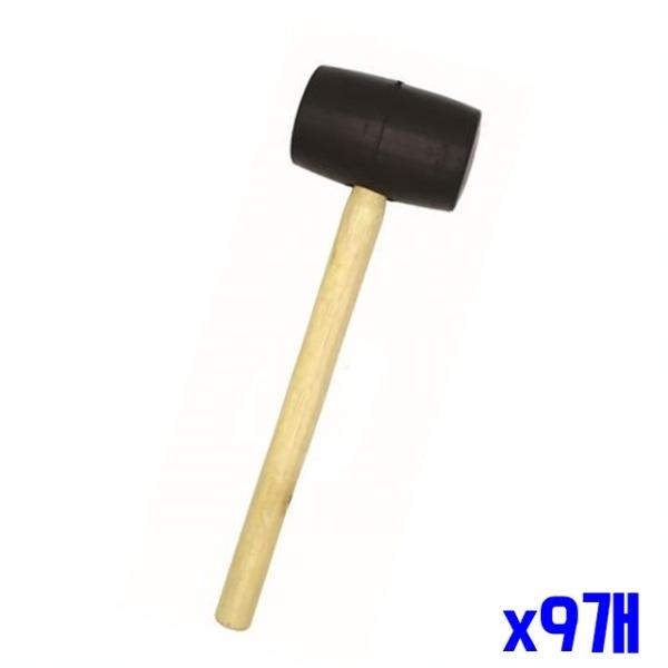 나무그립 고무헤드 망치 x9개