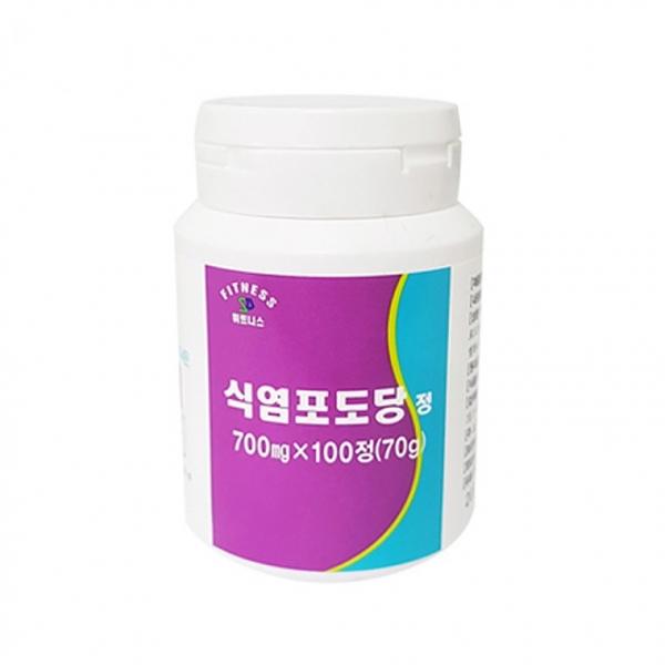 식염포도당 100정 식용포도당 알약형 폭염 더위 여름 대비 탈수 마라톤 야외활동