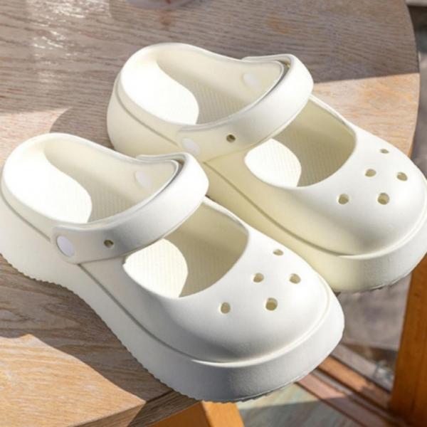 통굽 유니크 샌들 슬리퍼 여름샌들 225-230mm 워터 샌들