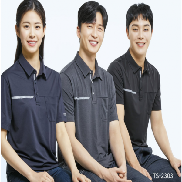 여름작업복 반팔티셔츠 쿨 셔츠 단체복 현장근무복 직원근무복