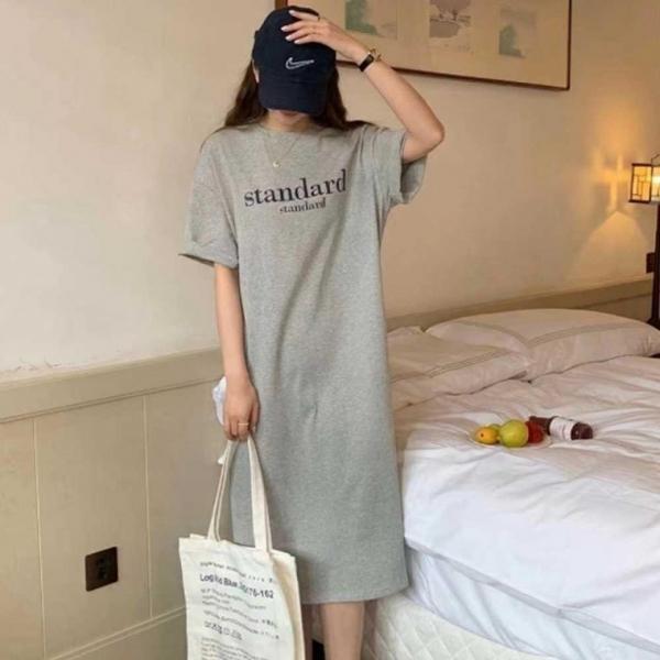 여자 휴가 룩 여름 바캉스 코디 반팔 면 롱 원피스 데일리 통원 루즈핏 원피스롱 면롱