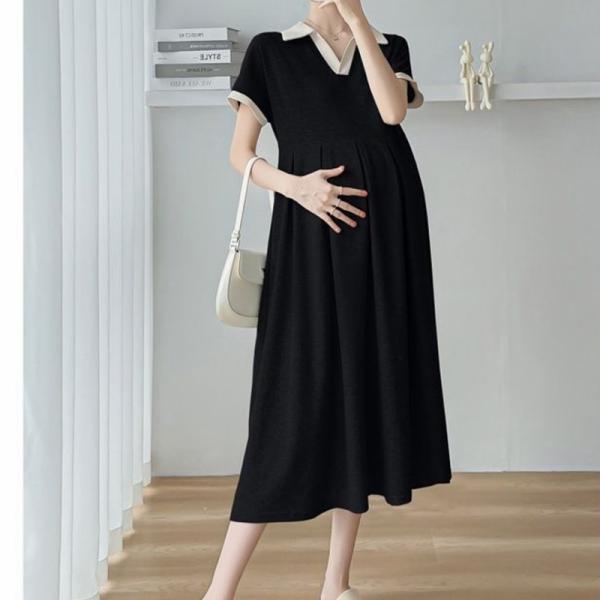 맘콩 원피스임부복 임산부반팔원피스 임산부옷 여름임