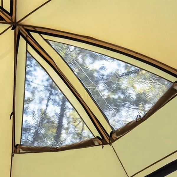 카즈미 비바돔쉘터 루프 윈도우 타프 햇빛가리개 투명창 샌드