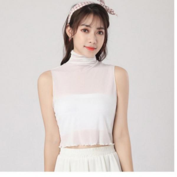 목티 페이크 시스루 이너블라우스 패션아이템 페이크카라 목토시 터틀넥 이너