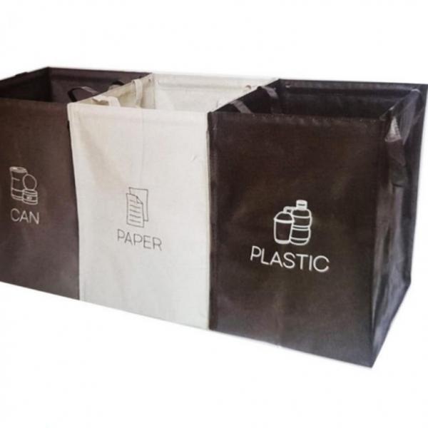 방수 타포린 오픈 재활용 분리수거 쓰레기통 40cm 분리수거 함