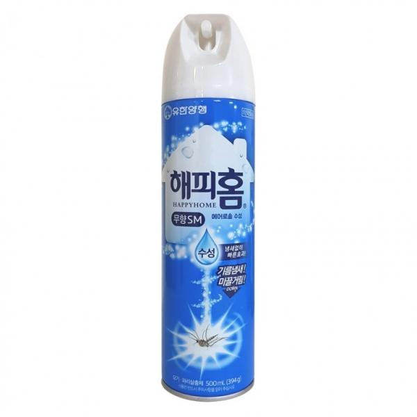 해피홈 무향SM 수성 에어로졸 모기약 500ml