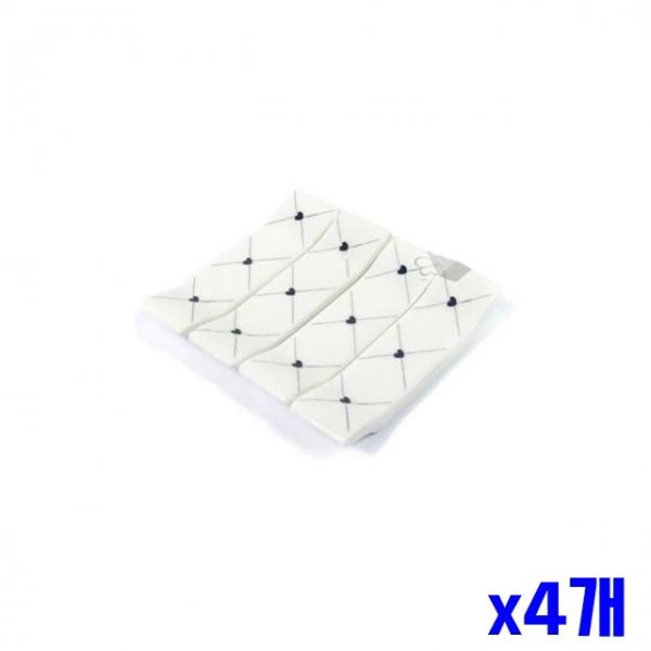 도자기 수저받침 세트 4p x4개 수저받침대