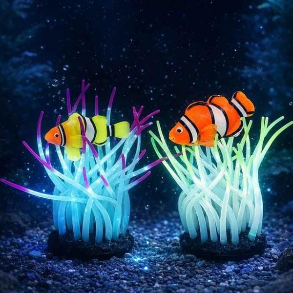 야광장식 인조수초 어항장식품 물생활