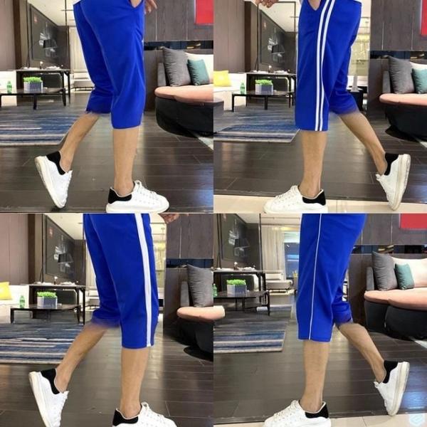 WL 교복몰 스포츠 2블루 츄리닝 트레이닝 7부 샤이