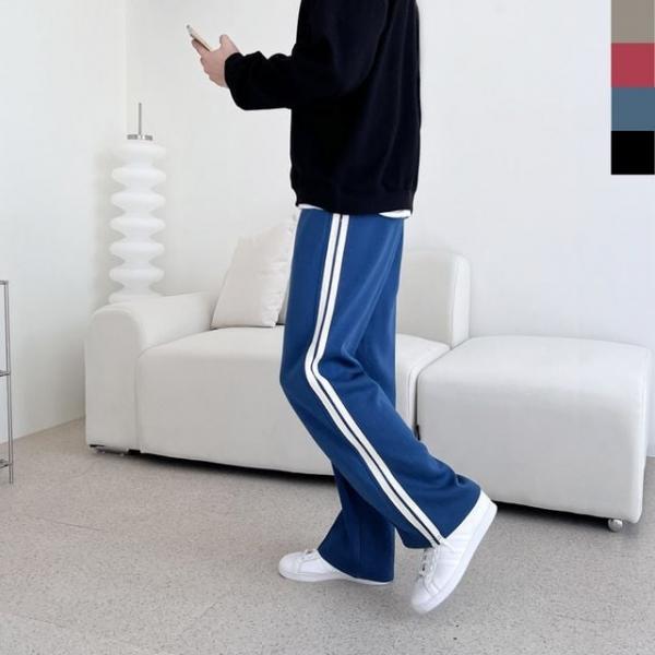 WL GBB H192M 남자 테잎 라인 트랙 팬츠