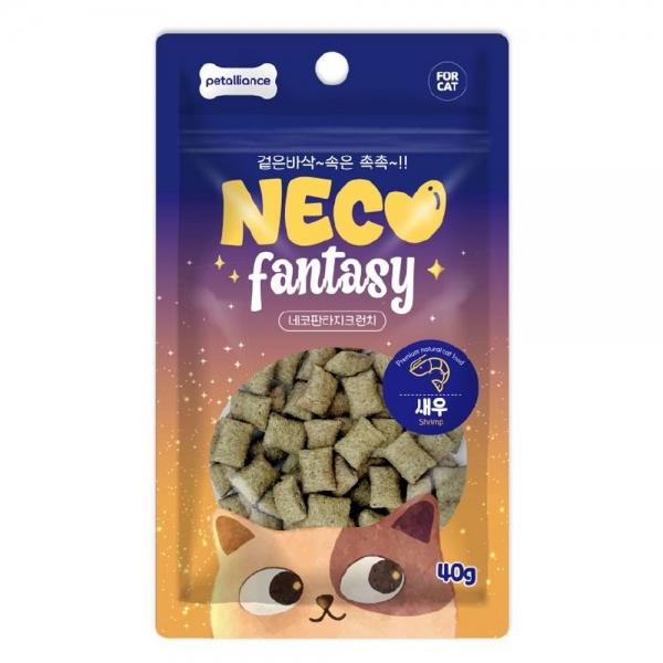 펫얼라이언스 고양이간식 네코판타지 크런치 새우 40g x 10개