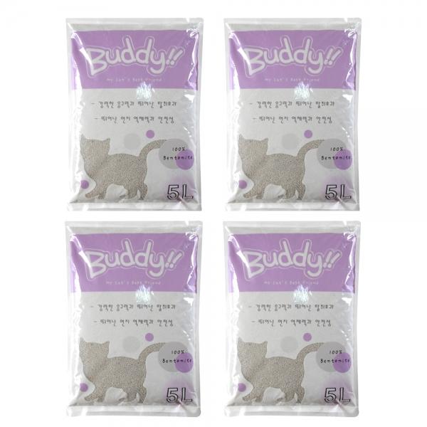 토리 버디 고양이 모래 벤토나이트 5L x 4개 (1박스)
