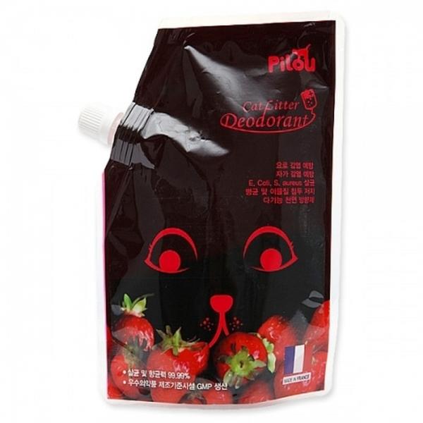 필루 고양이 모래 탈취제 (딸기향) 300g