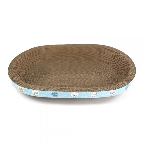 펫츠몬 고양이 스크래쳐 눕기 편한 특대형 B골 타원형 65cm MAX