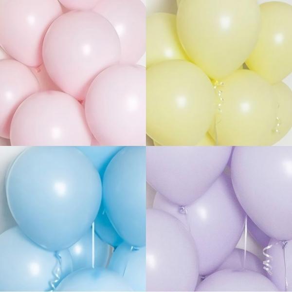 네오 13cm 매트파스텔 100개입 파티 풍선 장식 행사