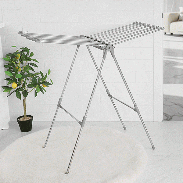 보관편리 접이식 튼튼한 원룸 스텐 빨래건조대