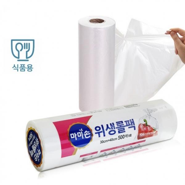 마미손 뜯어쓰는 비닐봉투 롤백 9호 500매 대30x40