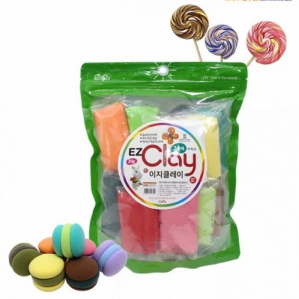 글로벌이지 이지클레이 20g 24색 지퍼백 세트