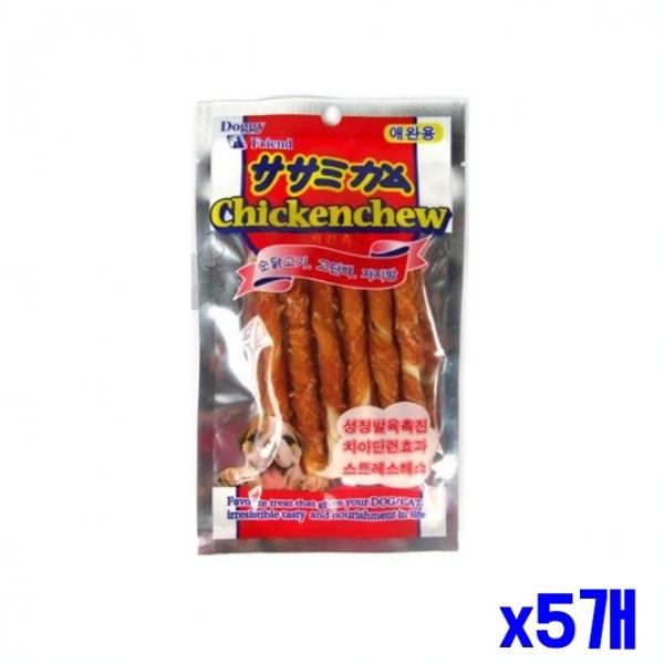 고단백 저지방 애견 간식 치킨 6P x5개 강아지간식
