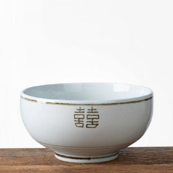 이천도자기 희고백자 냉면기 19.7cm 그릇 식기