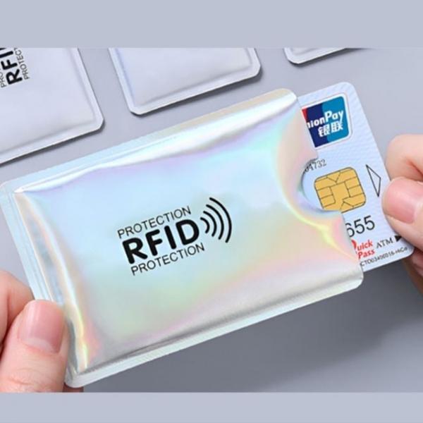 WL 해킹방지 여권 카드 슬리브 케이스 안티스 RFID차단 카드지갑 케이스 유럽여행